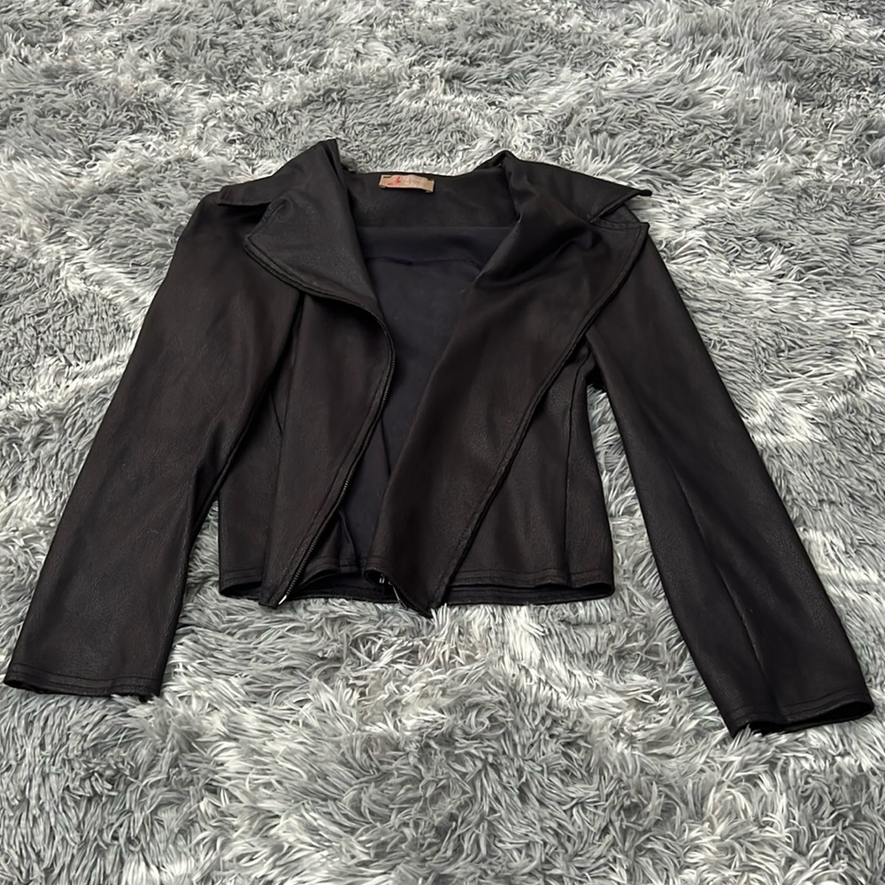 Leather look alike jacket
